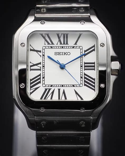 seiko santos mod cartier